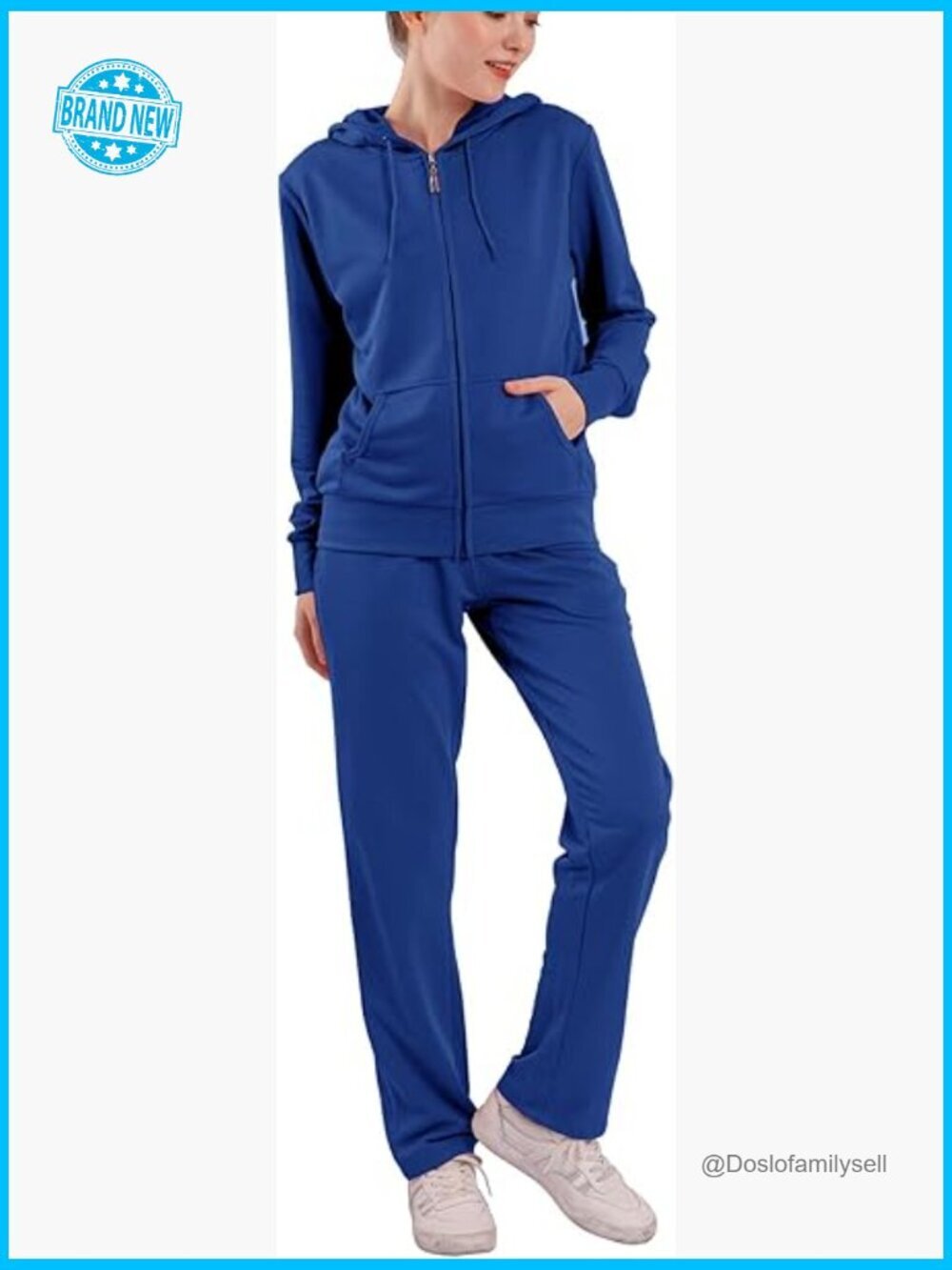 Womens 2 Piece Tracksuit Set Casual Jogging Hoodie Sweatpants Lounge Outfit